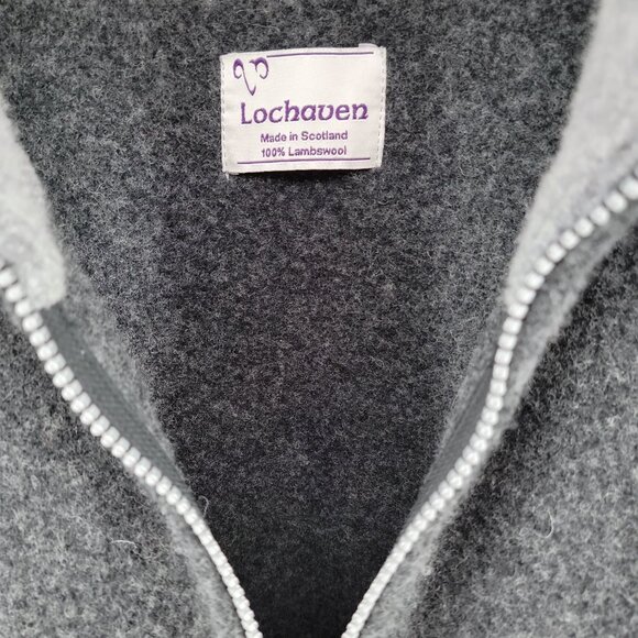 Lochaven of Scotland 100% Lambswool Zip Jacket XL | Made in Scotland - Picture 4 of 10